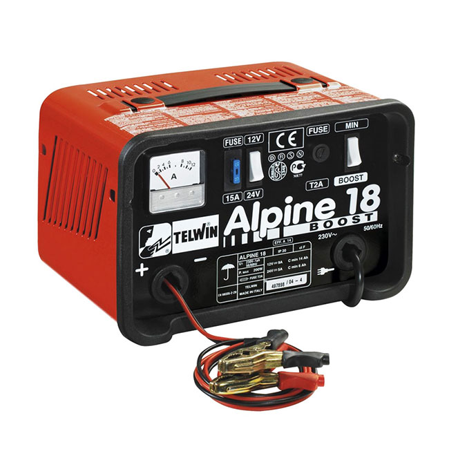 تنجر شحن 1فاز تيلون (12فولت-185 امبير) (24فولت -90 امبير) TELWIN Alpine18