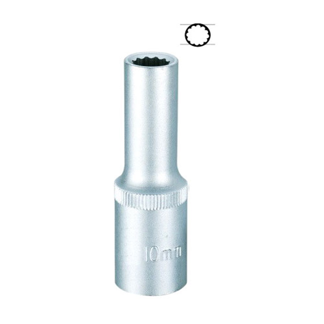 لقمة رباط مشرشرة طويلة 1/2" 27مم تايوانى KWG