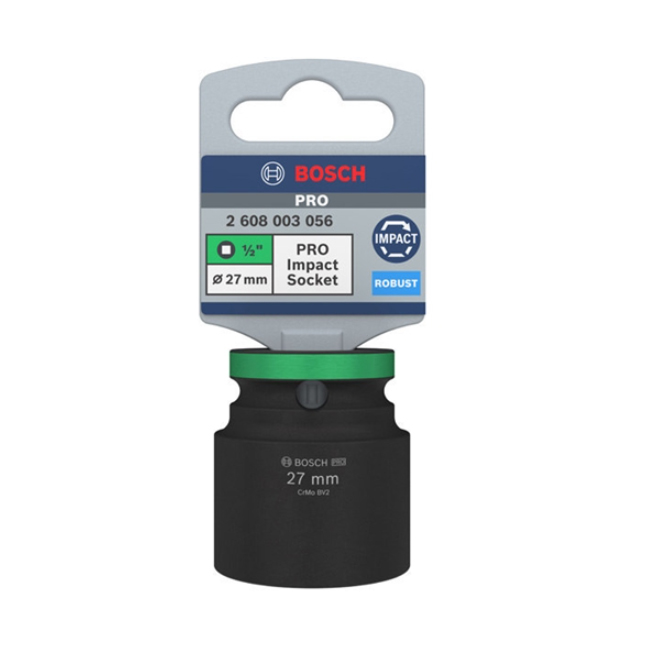 لقمة تصادميه 1/2 بوصه 32 مم BOSCH PRO Impact Socket 1/2" 32mm Standard - عالم العدد | Tools World Trade