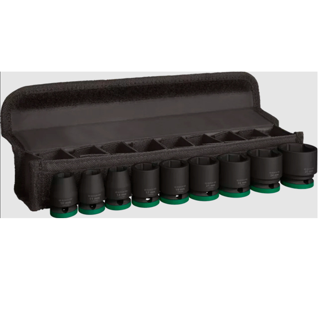 مجموعه من اللقم التصادميه 1/2 بوصه 7 قطع من 24-13 مم BOSCH Set of PRO Impact Sockets 1/2" 7 Pcs "13-24"mm - عالم العدد | Tools World Trade