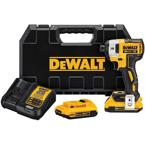 شنيور مفك امباكت ديوالت 1/4بوصه بطارية 18 فولت 5 امبير موديل DEWALT DCF887D2