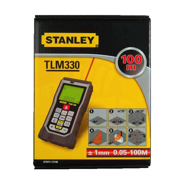 متر ليزر ستانلى 100 م STANLEY - عالم العدد | Tools World Trade