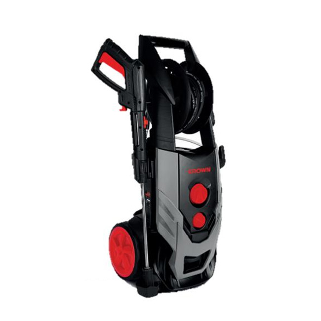 ماكينة غسيل تحضير ذاتي كراون 110-160 بار 2100 وات بكرة خرطوم موديل CROWN CT42066 - عالم العدد | Tools World Trade