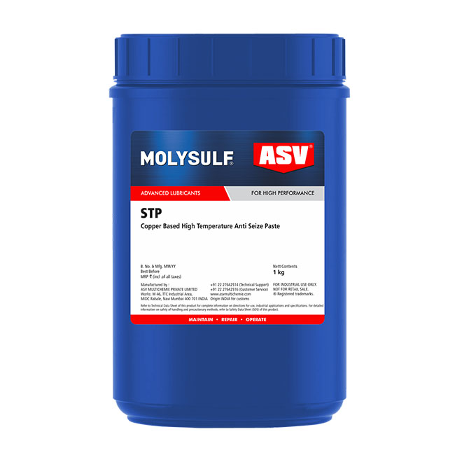 شحم مولى سولف حراري نحاسي موصل للكهرباء - 1100 درجة 500 جم هندي MOLYSULF STP Paste - عالم العدد | Tools World Trade