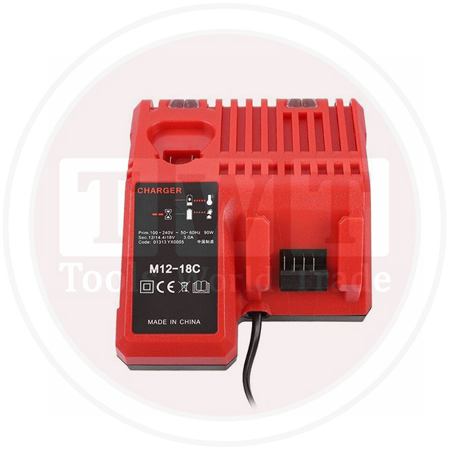 شاحن من 12 فولت : 18 فولت سريع ميلوكي MILWAUKEE M12-18FC