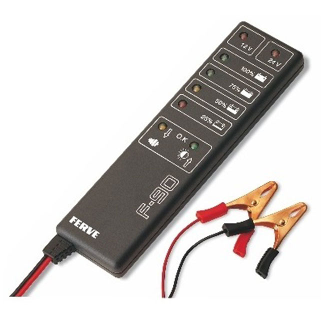 جهاز تيست فيرف بطاريه و دينامو أسباني 12 24 فولت موديل FERVE F 90