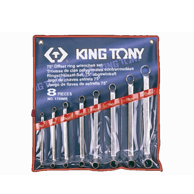طقم مفتاح مشرشر 12ق من 6 : 32مم KING TONY