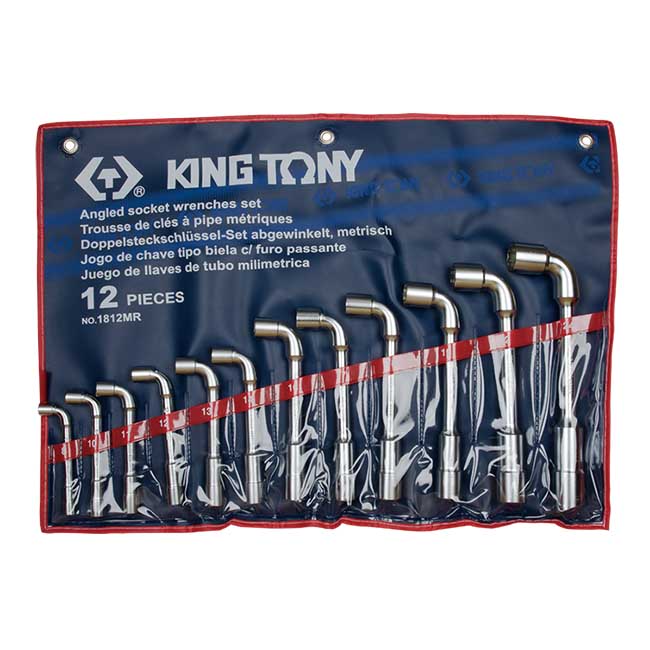 طقم مفتاح بيبة مفتوح 12 ق من 8 :24مم KING TONY