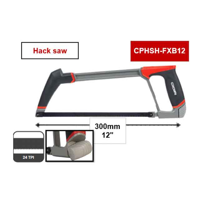 برواز منشار حدادى 12 بوصه كراون خدمة شاقة CROWN CPHSH-FXB12 - عالم العدد | Tools World Trade