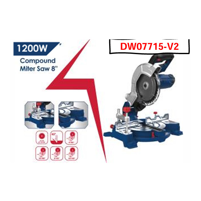 ديسك قطعيه اي بي تي 1200وات زوايا 8 بوصه موديل APT DW07715 DW07715