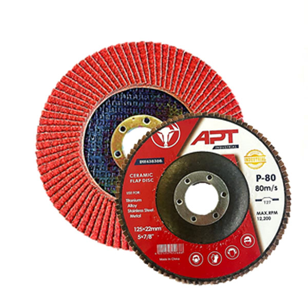 صنفرة مروحية فلات سـيراميك 125مم 120# اي بي تي APT Cer-T27 DW438312