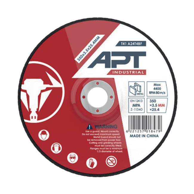 حجارة جلخ حديد 125×6.0×22.2 مم اي بي تي موديل APT IND