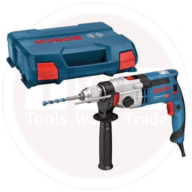 شنيور عاده ودقاق بوش ظرف 13 شمال ويمين 1100 وات مجرى 24مم موديل BOSCH GSB 24-2 L- casa