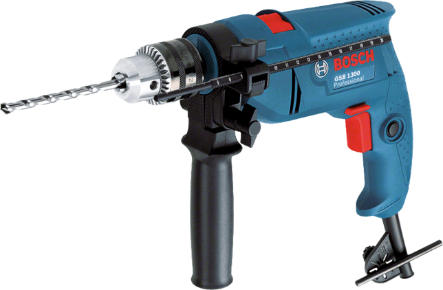 شنيور عادة و دقاق بوش 13 مم 550 وات موديل BOSCH - GSB1300
