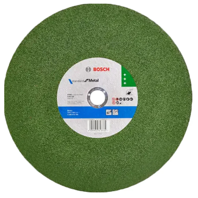 حجر قطعية استالس ستيل بوش 14 بوصة BOSCH Green Inox Cutting Disc (355X25.4X2.8) - عالم العدد | Tools World Trade