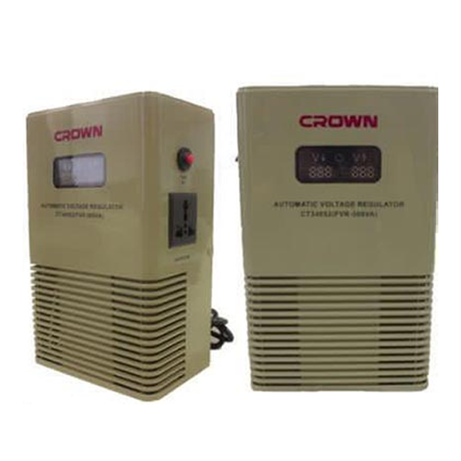 مثبت تيار دجيتال كراون سلك نحاس من 140 الى 260 فولت 500 وات CROWN CT34052