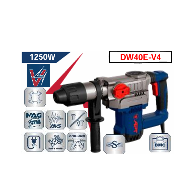 كيت شاكوش ماكس 1450 وات 40 مم 7 كجم اي بي تي موديل APT DW40E-V4 - عالم العدد | Tools World Trade