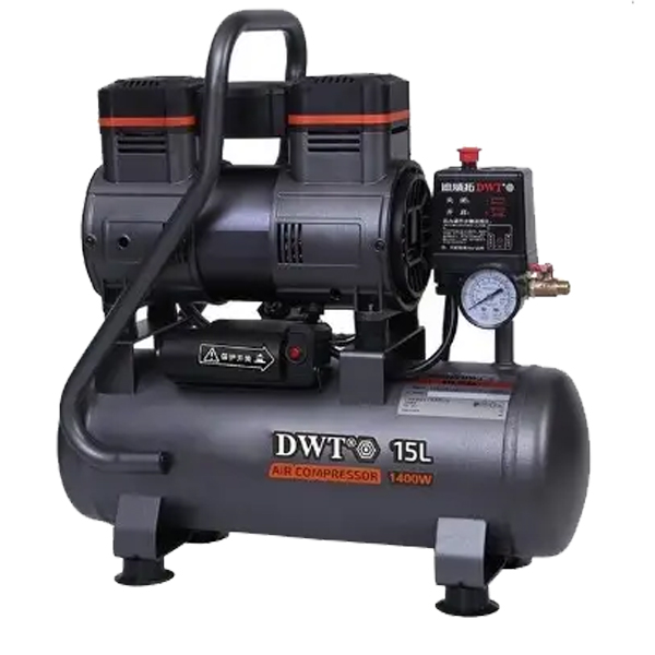 كمبروسر 15 لتر بدون زيت 1300 وات دي دبليو تي DWT K13-15 OA-CU