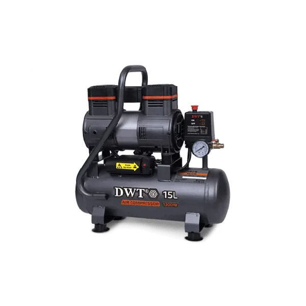كمبروسر 15 لتر بدون زيت 1300 وات دي دبليو تي DWT K13-15 OA-CU