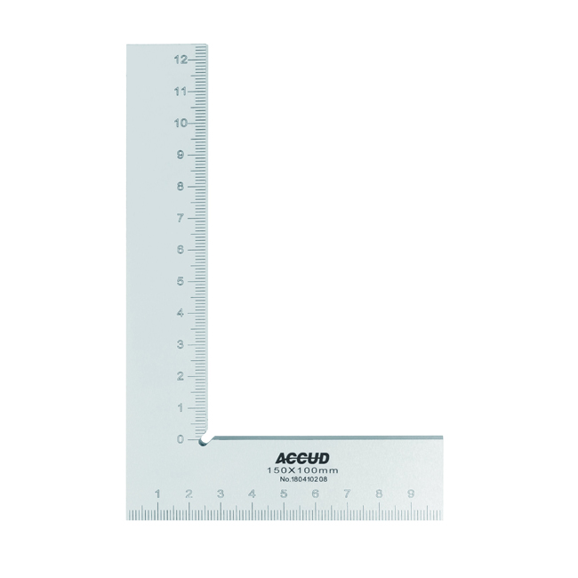 زاوية صلب مدرجة اكيود مقاس 150*100مم ACCUD grade2 - عالم العدد | Tools World Trade