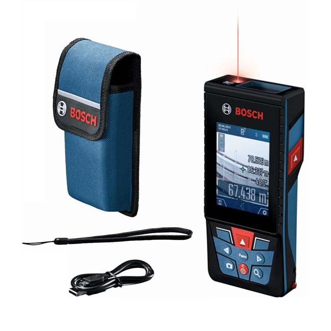 جهاز بوش لقياس مسافات 150 متر مزود بتقنية البلوتوث ماليزي BOSCH - GLM 150-27 C