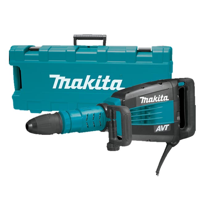 شاكوش تكسير ماكيتا 1510 وات/ 12.3 كجم/ 25.5 جول/سرعات/ (950-1900) ط/د MAKITA AVT MAX HM1214C - عالم العدد | Tools World Trade