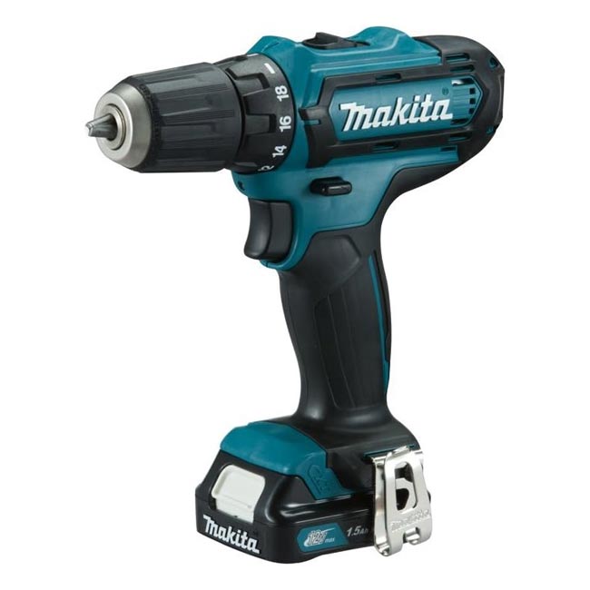 شنيور بطاريه ماكيتا 18فولت 1.1 كجم + شاحن MAKITA DF331DWAE - عالم العدد | Tools World Trade