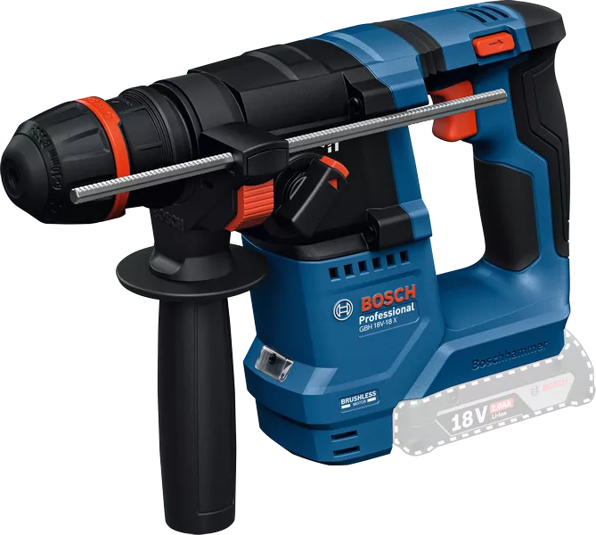 شاكوش 18 فولت 1.5جول بدون بطارية عمق الحفر 18مم (يصل قريبا) GBH 18V-18 X - عالم العدد | Tools World Trade