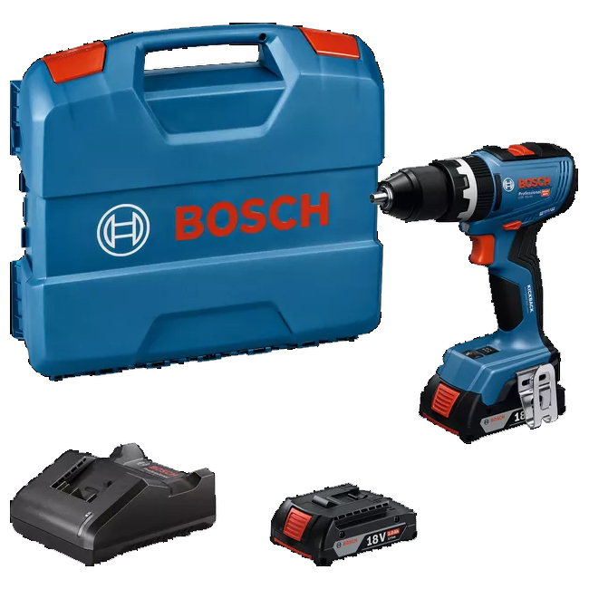 شنيور 18 فولت عاده ودقاق بوش BOSCH برشلس ظرف معدن اقصي عزم 65 نيوتن (يصل قريبا) GSB 18V-65 - عالم العدد | Tools World Trade
