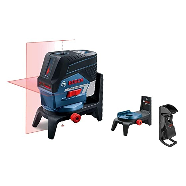 ميزان ليزر بوش تحديد 2 مستوى خط أفقي ورأسي و 2 نقطة مع الحامل الدوار RM 2 موديل BOSCH - GCL 2-50C