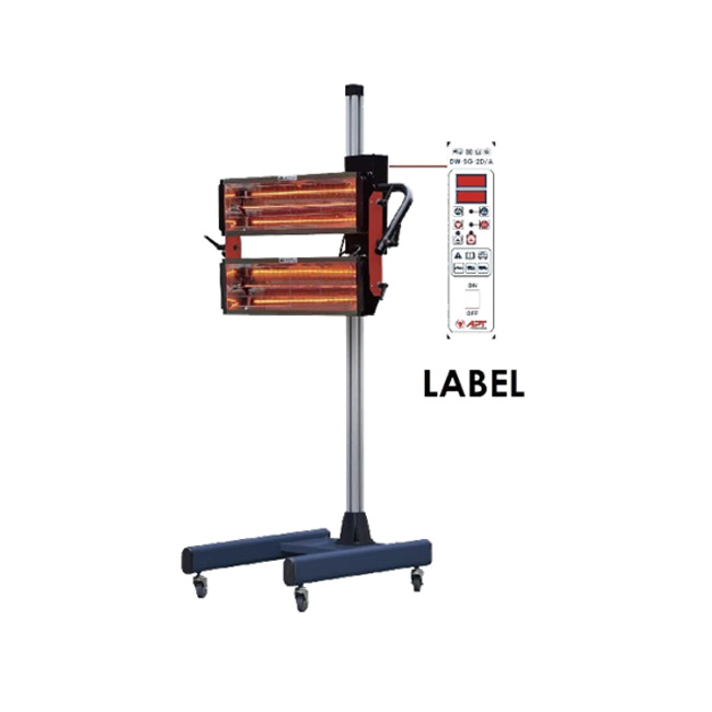 2 كاسيت موجات كهرومغناطيسية بالحامل 2000 وات 220 فولت موديل DW-SG-2D - عالم العدد | Tools World Trade