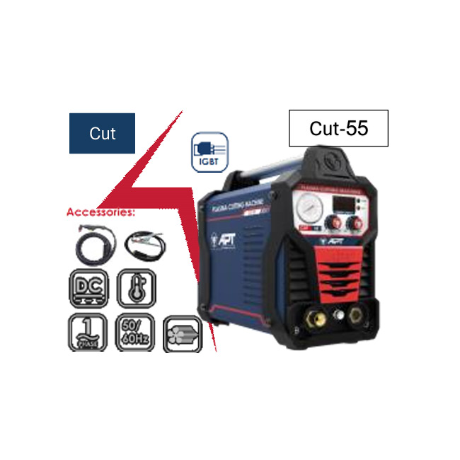 بلازما قطعية اي بي تي 220 فولت 1 فاز 18 مم صينى APT CUT-55 - عالم العدد | Tools World Trade