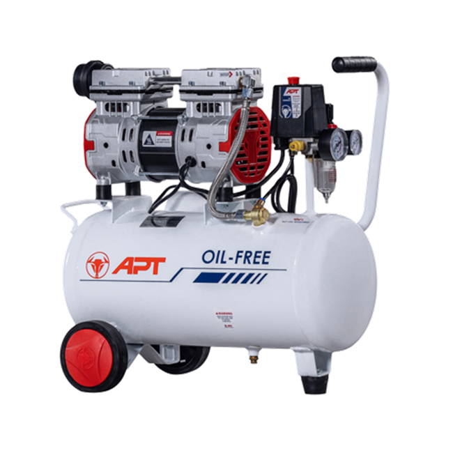 كمبرسور 24 لتر بدون زيت اي بي تي 750 وات ( 1 حصان ) 75 لتر / دقيقة 220 فولت APT SGW750-24L - عالم العدد | Tools World Trade