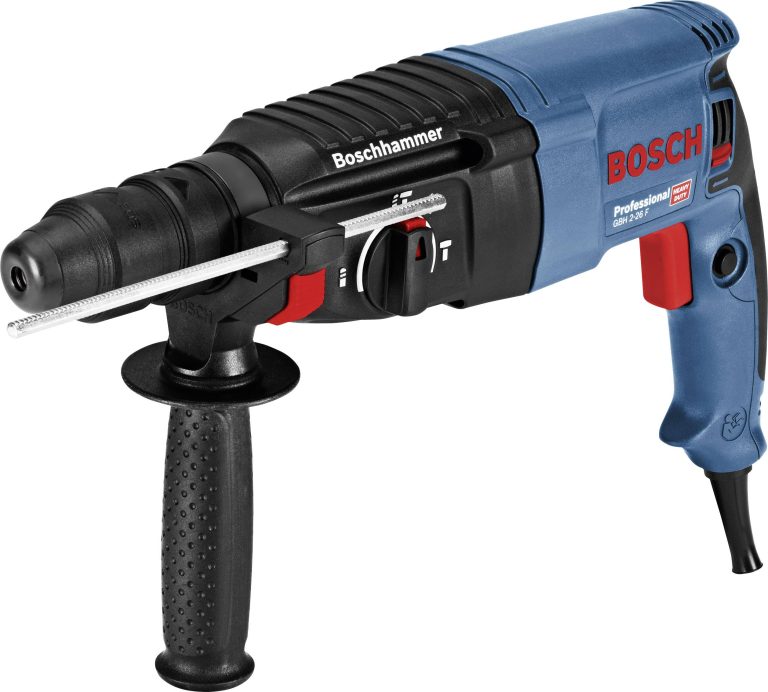 شاكوش تخريم و تكسير بوش 26 مم يمين/شمال 3 حركه مع ظرف ألماني BOSCH - 26-2 GBH
