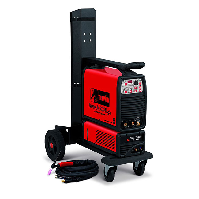 ماكينة لحام تيلوين ديجيتال 3 فاز 270 امبير موديل - TELWIN SupTIG 322 AC/DC HF/LIFT AQUA