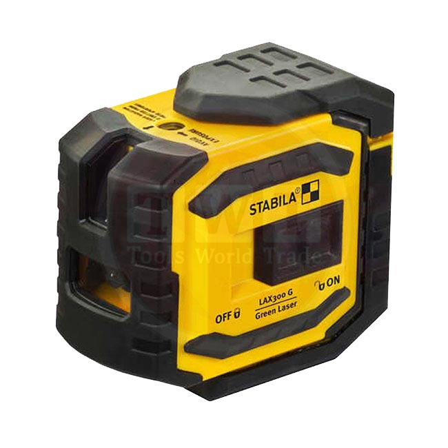 جهاز ليزر ستابيلا 3 خط أخضر 30 متر 15 ساعة LAX300G اى-بى 54+ترايبود STABILA
