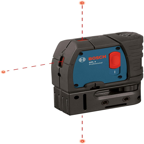 ميزان ليزر بوش 3 مسقط تقاطع نقطة ليزر موديل BOSCH - GPL 3