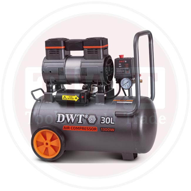 كمبروسر 30 لتر بدون زيت 1300 وات دي دبيلو تي DWT K13-30 OA-CU
