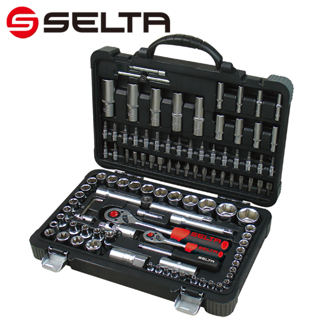 طقم لقم وسنون سيلتا 4  1 بوصه و 2  1بوصه 108 قطعه SELTA