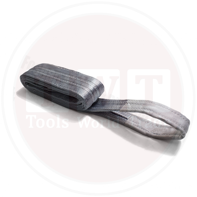 واير قماش ( بوليستر ) صبانى حمولة 4 طن ˣ 12 متر ˣ 100 مم معامل أمان ١ : ٦ (رمادى) TOYO
