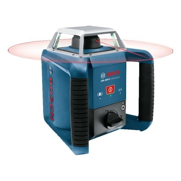 جهاز بوش تحديد مستوي دوار 400 متر افقى ليزر احمر ماليزي BOSCH - GRL 400 H PROFESSI