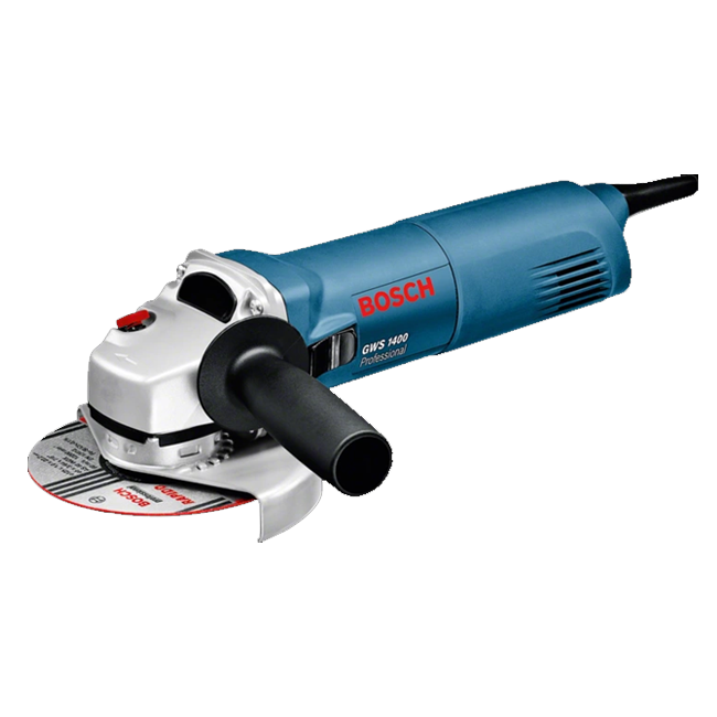 صاروخ تجليخ و قطعية بوش 5 بوصه 1400 وات 11500 لفة/دقيقة صيني BOSCH GWS 1400 - عالم العدد | Tools World Trade