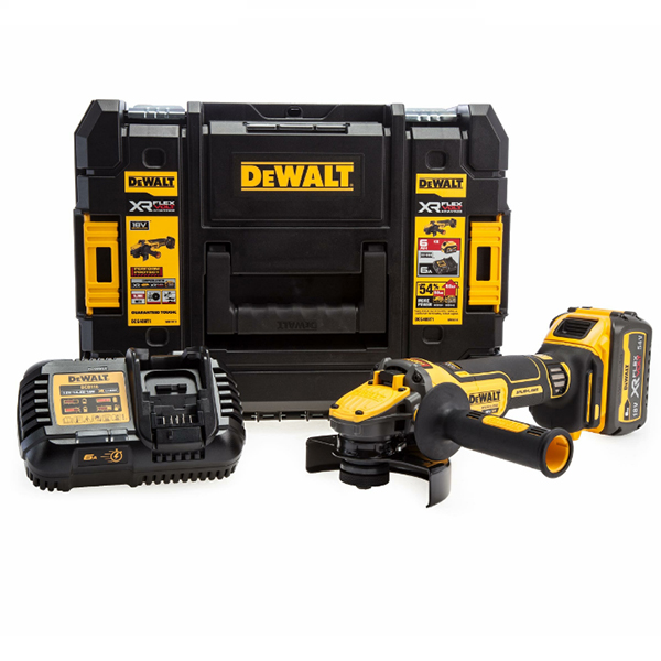 صاروخ قطعيه ديوالت 5 بوصه 2 بطارية 18 فولت 5+6 امبير موديل- DEWALT DCG409T1P صاروخ قطعيه ديوالت 5 بوصه 2 بطارية 18 فولت 5+6 امبير موديل- DEWALT DCG409T1P