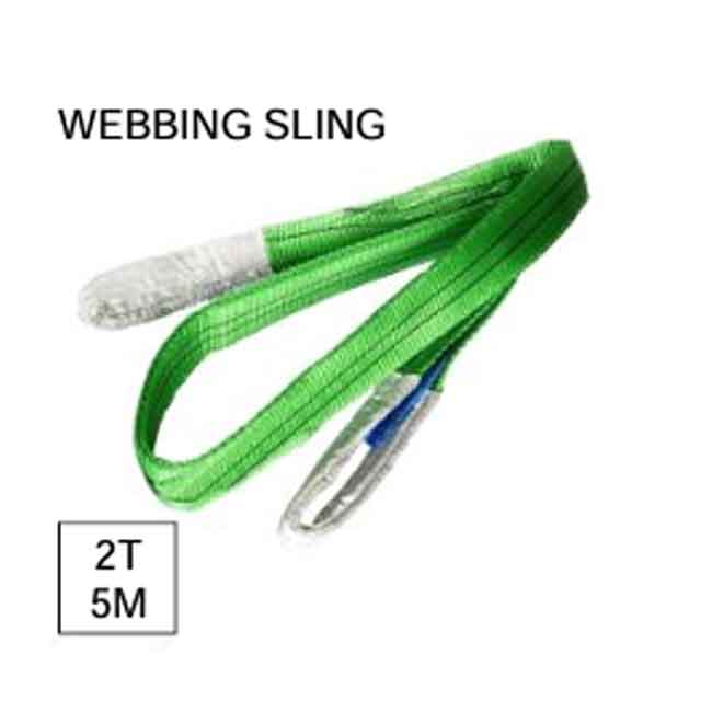 حزام صباني 5 متر حمولة 2 طن عرض 60 مم معامل الأمان (7:1) موديل WEBBING SLING 2T*5M - عالم العدد | Tools World Trade