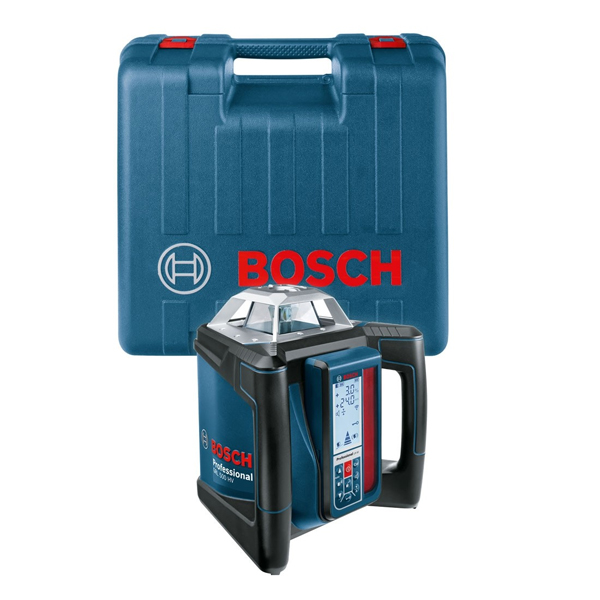 جهاز تحديد مستوي دوار بوش 500 متر افقى ورأسى ليزر احمر موديل BOSCH - GRL 500 HV + LR 50
