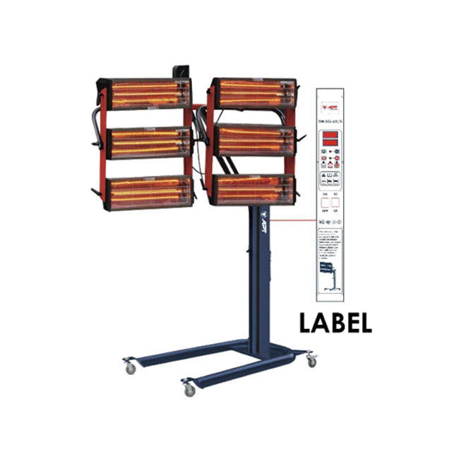 6 كاسيت موجات كهرومغناطيسية بالحامل 6000 وات 220 فولت موديل DW-SG-6D - عالم العدد | Tools World Trade