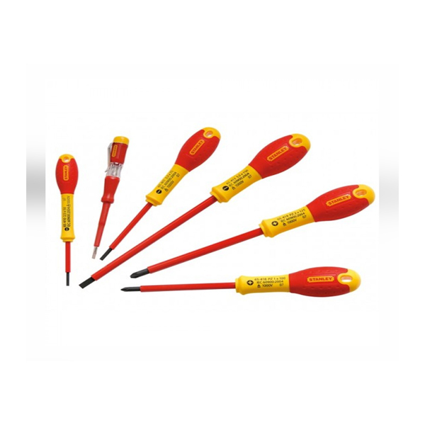 طقم مفك عازل 6 قطعة عادة وصليبة وتست STANLY FATMAX M.0-65-443