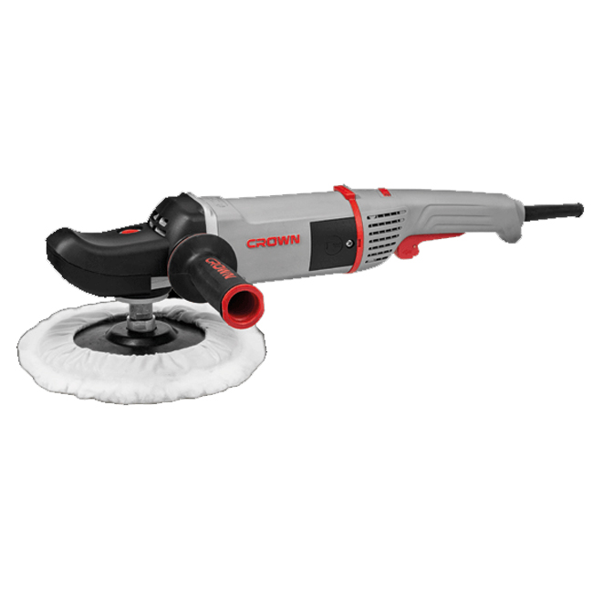 صاروخ تلميع سرعات كراون 7 بوصه 1500 وات موديل CROWN CT13528 - عالم العدد | Tools World Trade