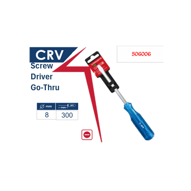 مفك دق عاده شفاف سلاح للاخر اي بي تي 8*300 مم APT - عالم العدد | Tools World Trade