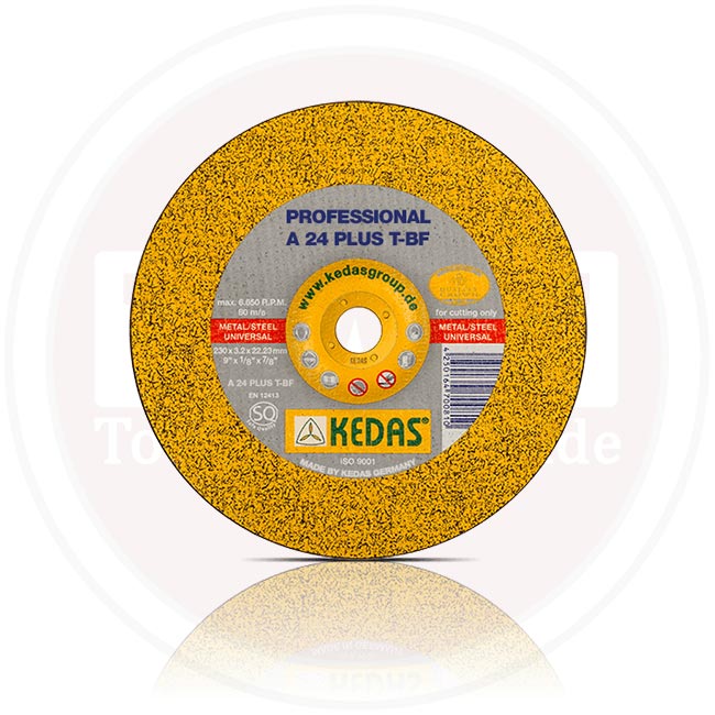 حجر قطع حديد 9 بوصة كيداس KEDAS 03 A24P T BF 230 3.2 22.23